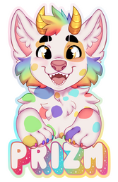 A badge of Prizm digitally created by MeltyMeido